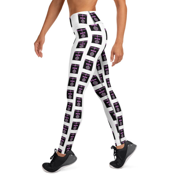 Tan Printz Collection All-Over Print Yoga Leggings - Image 2